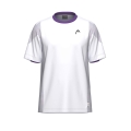 Head Tennis-Tshirt Slice (Moisture Transfer Microfiber Technologie) 2026 weiss/lila Herren