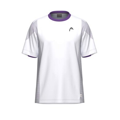 Head Tennis-Tshirt Slice (Moisture Transfer Microfiber Technologie) 2026 weiss/lila Herren