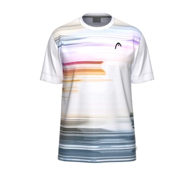 Head Tennis-Tshirt Topspin (schnelltrocknend, modern) 2026 weiss/lila Herren