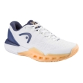 Head Tennisschuhe Revolt Pro 5.0 Clay/Sandplatz weiss/dunkelblau/orange Damen