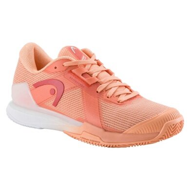 Head Tennisschuhe Sprint Pro 4.0 Clay/Sandplatz 2025 coral/weiss Damen