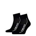 Head Tennissocken 2P Performance Quarter (Mischgewebe) schwarz - 2 Paar