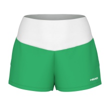 Head Tennishose Dynamic Short (mit Innenhose, 4-Wege-Stretch) kurz grün Damen