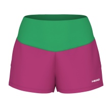 Head Tennishose Dynamic Short (mit Innenhose, 4-Wege-Stretch) kurz pink Damen