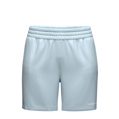 Head Tennishose Vision Short (elastischer Bund mit Kordelzug) hellblau Jungen