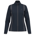 Head Tennisjacke Club 25 Full Zip (Moisture Transfer Microfiber Technologie) 2025 navyblau Damen