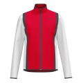 Head Tennisjacke Club 25 Full Zip (Moisture Transfer Microfiber Technologie) 2025 rot/weiss Herren