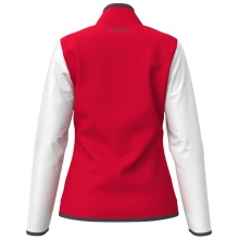Head Tennisjacke Club 25 Full Zip (Moisture Transfer Microfiber Technologie) 2025 rot/weiss Damen