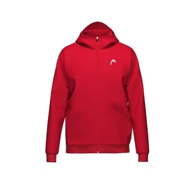 Head Tennisjacke Vision mit Kapuze (Moisture Transfer Microfiber Technologie) rot Herren