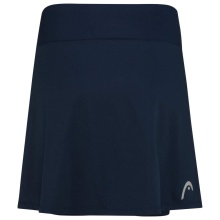 Head Tennisrock mit Innenhose Club Basic 2023 (elastischer Bund) dunkelblau Damen