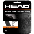 Head Tennissaite Sonic Pro Tour rPET (Power+Spin) schwarz 12m Set