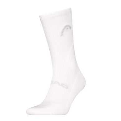 Head Tennissocke 1P Long Crew (Mischgewebe) weiss - 1 Paar