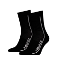Head Tennissocken 2P Performance Crew (Mischgewebe) schwarz - 2 Paar