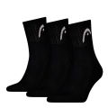 Head Tennissocken 3P Club Crew (Baumwolle) schwarz - 3 Paar
