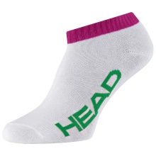Head Tennissocken Sneaker weiss/grün/pink - 1 Paar