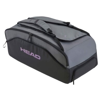 Head Tennistasche Pro X Duffle Bag L (großes Hauptfach, Schläger+Schuhfach) 2025 schwarz/dunkelgrau