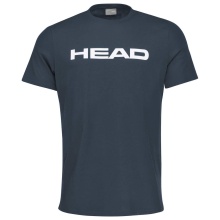 Head Tennis-Tshirt Club Basic 2023 (Mischgewebe) navyblau/weiss Herren