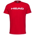 Head Tennis-Tshirt Club Basic 2023 (Mischgewebe) rot/weiss Herren