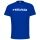 Head Tennis-Tshirt Club Basic 2023 (Mischgewebe) royalblau/weiss Herren