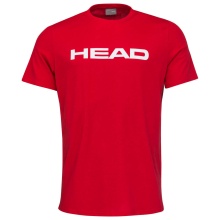 Head Tennis-Tshirt Club Basic 2023 (Mischgewebe) rot/weiss Jungen