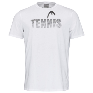 Head Tennis-Tshirt Club Colin 2023 (Mischgewebe) weiss Jungen