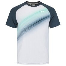 Head Tennis-Tshirt Topspin (Moisture Transfer Microfiber Technologie) navyblau/weiss Jungen