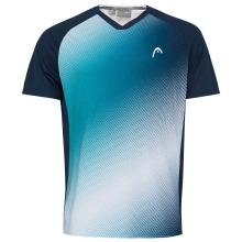 Head Tennis-Tshirt Vision Topspin petrolblau Kinder