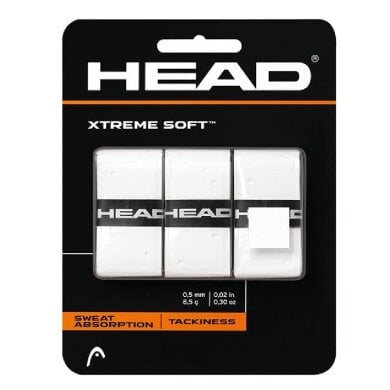 Head Overgrip Xtreme Soft 0.5mm weiss 3er