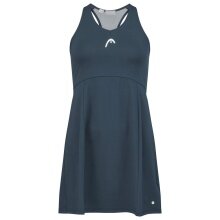 Head Tenniskleid Spirit Dress (mit Innenhose, Racer Back) navyblau Mädchen