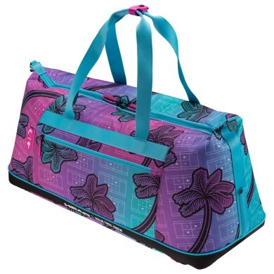 Head Tennistasche Tour Duffle Bag L Palm Tree Crew Edition (großes Hauptfach, Schlägerfach) blau/violett