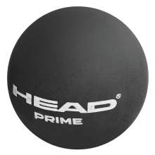 Head Squashball Prime (2 gelbe Punkte, Speed sehr langsam) schwarz - 1 Ball