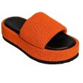 Hebe Athens Sandale Puffy Ibiza Flatform Slide orange Damen