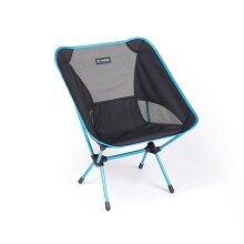 Helinox Campingstuhl Chair One (leicht, einfacher Zusammenbau, stabil) schwarz/blau
