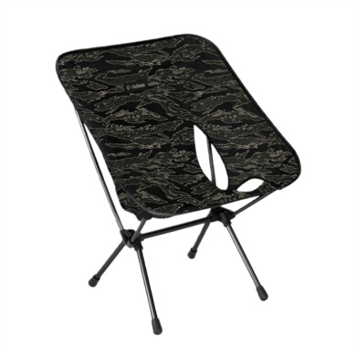 Helinox Campingstuhl Chair One (re) - leicht, einfacher Zusammenbau, stabil, Tension Design - schwarz/grau