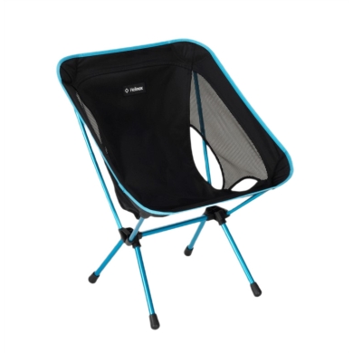 Helinox Campingstuhl Chair One (re) - leicht, einfacher Zusammenbau, stabil, Tension Design - schwarz/blau