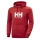 Helly Hansen Kapuzenpullover Logo Hoodie (Bio-Baumwolle) rot Herren
