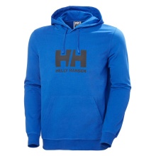 Helly Hansen Kapuzenpullover Logo Hoodie (Bio-Baumwolle) kobaltblau Herren