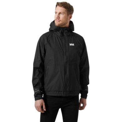 Helly Hansen Regenjacke Fast Light Rain (2.75-Lagen, wasserdicht) schwarz Herren