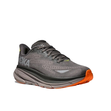 Hoka Laufschuhe Clifton 9 GTX (wasserdicht, reflektierende details) grau Herren
