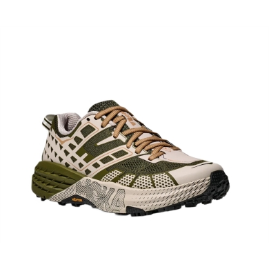 Hoka Trail-Laufschuhe Speedgoat 2 grün/cream Herren
