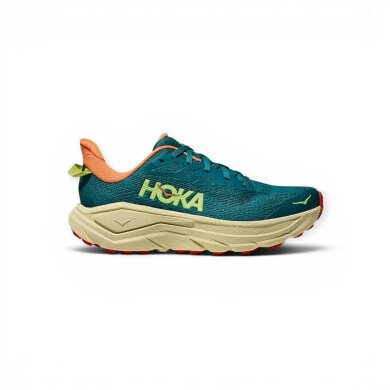 Hoka Trail-Laufschuhe Challenger 8 tealgrün/beige/orange Damen