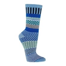 HomeOfSocks Wollsocke Hygge mehrfarbig blau - 1 Paar