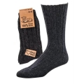 HomeOfSocks Wollsocken 100% Virgin Wool grau - 1 Paar