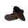 HomeOfSocks Hausschuhe Kreta Hüttenschuh (Lammfell) dunkelbraun Damen/Herren