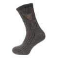HomeOfSocks Wollsocke Yak Crew braun - 1 Paar