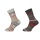 HomeOfSocks Wollsocken Hygge Norweger Design anthrazit/grau/bunt - 2 Paar