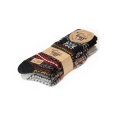 HomeOfSocks Wollsocken Hygge Norweger Design hellgrau/schwarz - 2 Paar