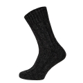HomeOfSocks Wollsocken 100% Natur Warm anthrazitgrau - 1 Paar