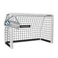 Hudora Fussballtor Advanced 120 (hochwertig, langlebig, einfacher Aufbau) weiss - 120x80x60cm