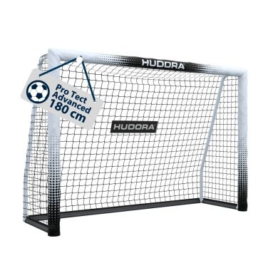 Hudora Fussballtor Pro Tect 180 Advanced (hochwertig, langlebig, einfacher Aufbau) weiss - 180x120x60cm